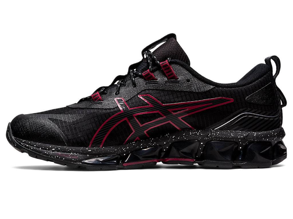 Men's Asics Gel-Quantum 360 Vii Sneakers Black / Burgundy | 5342-FLHVT