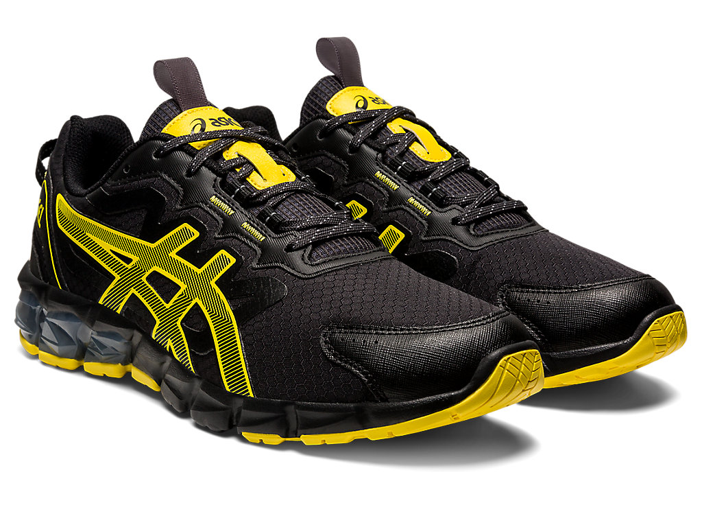 Men's Asics Gel-Quantum 90 Sneakers Black / Yellow | 2719-MRIPU