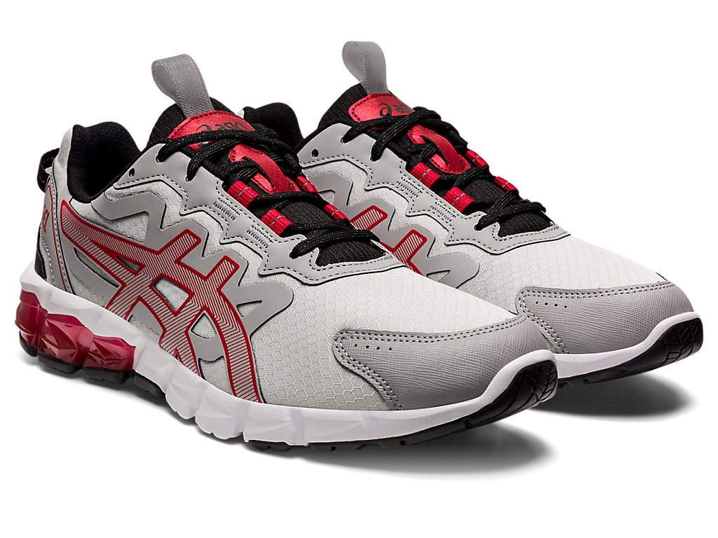 Men's Asics Gel-Quantum 90 Sneakers Grey / Red | 4389-XGLHW