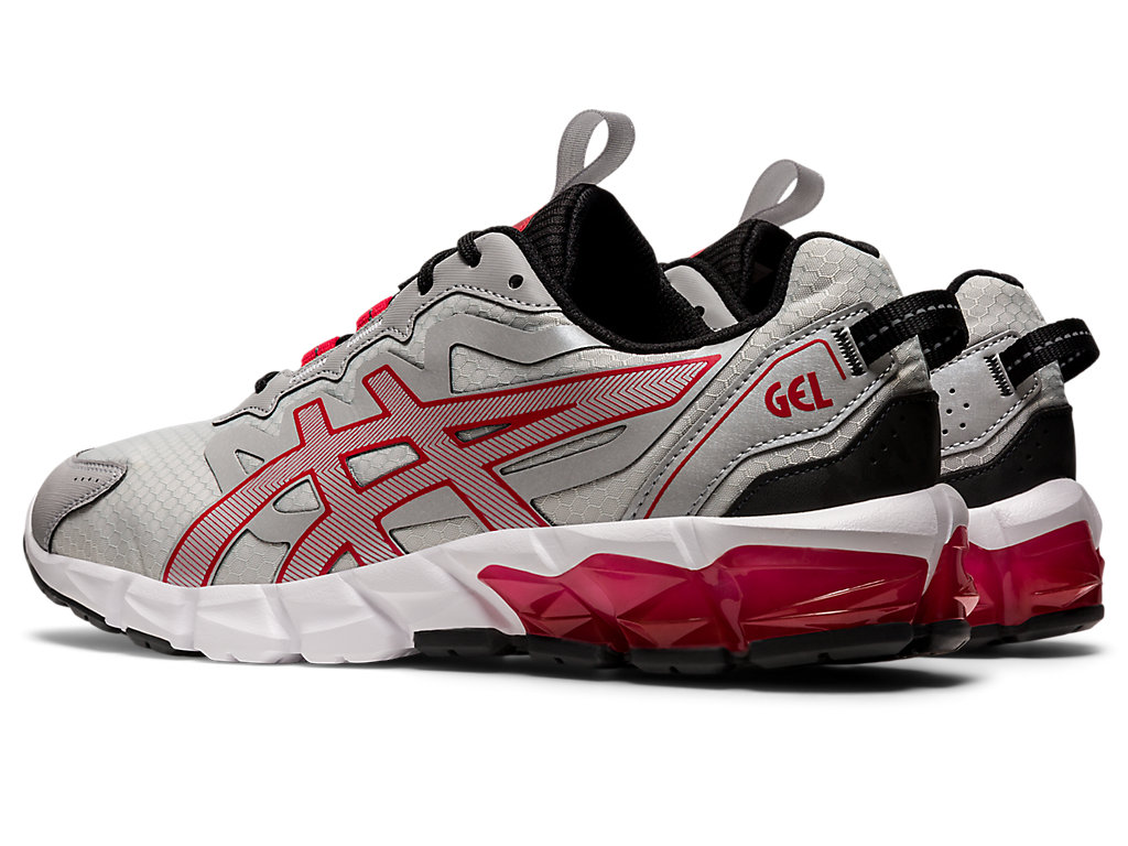 Men's Asics Gel-Quantum 90 Sneakers Grey / Red | 4389-XGLHW