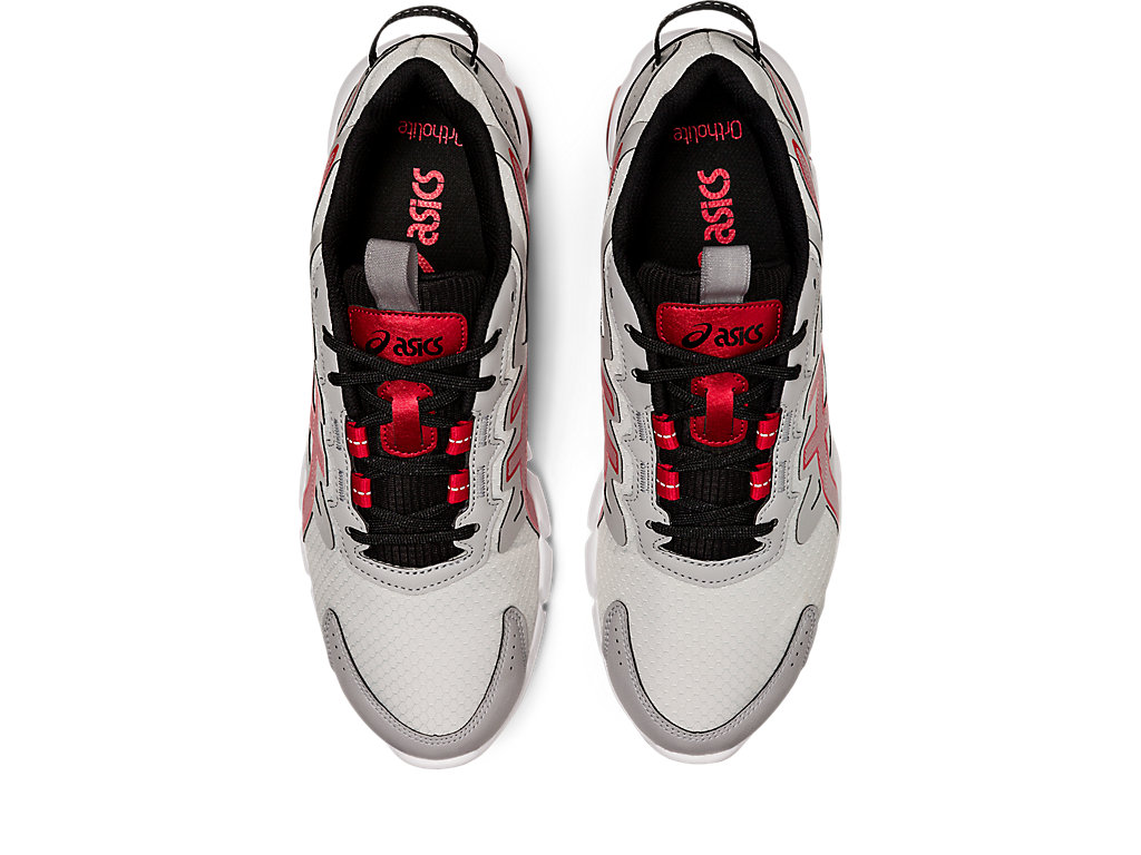 Men's Asics Gel-Quantum 90 Sneakers Grey / Red | 4389-XGLHW