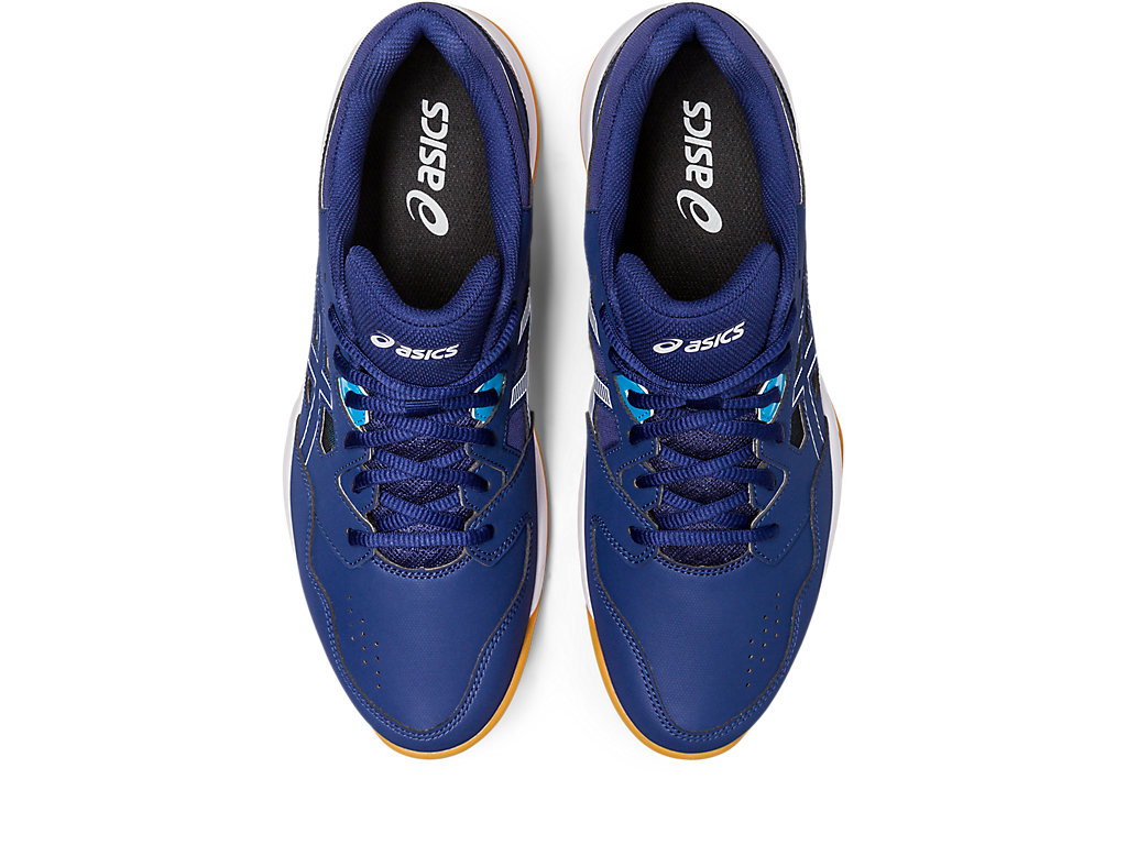 Men's Asics Gel-Renma Tennis Shoes Indigo Blue / White | 2861-VPUJO