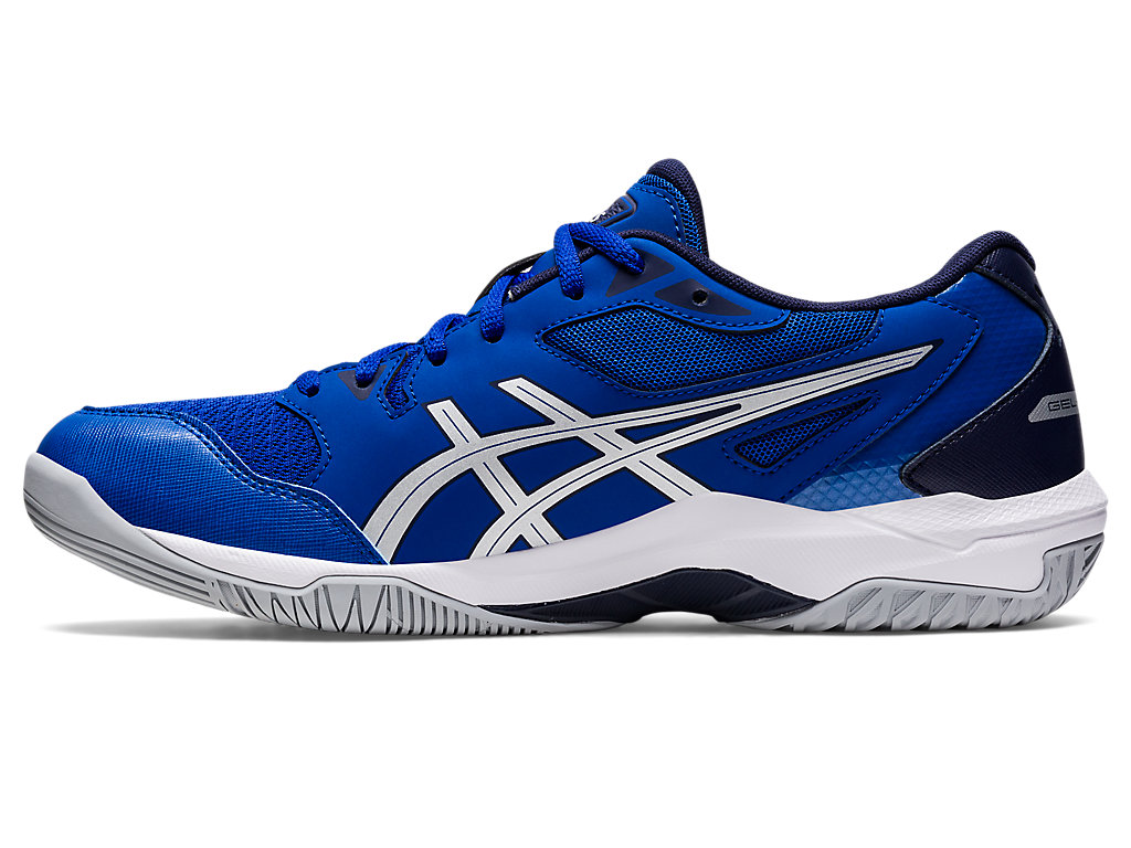 Men's Asics Gel-Rocket 10 Volleyball Shoes Blue / Silver | 9873-HCDAB