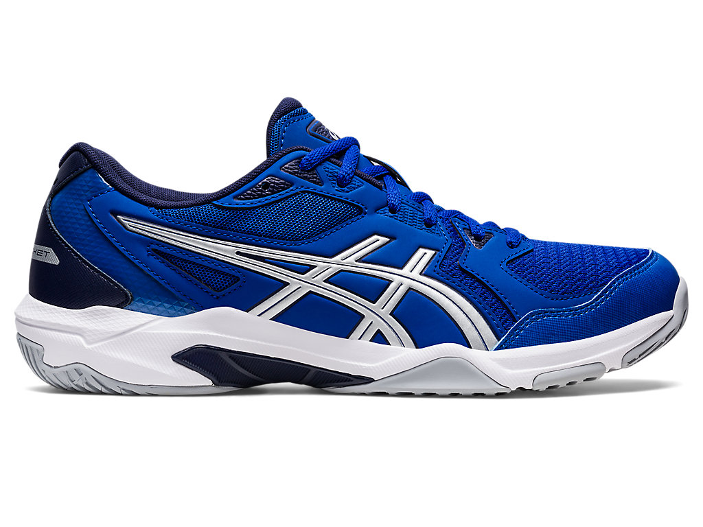 Men\'s Asics Gel-Rocket 10 Volleyball Shoes Blue / Silver | 9873-HCDAB