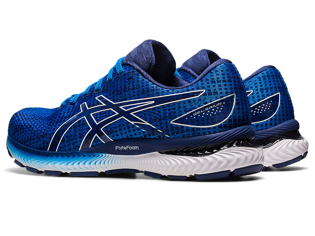 Men's Asics Gel-Saiun Running Shoes Blue / White | 9168-LCDRI