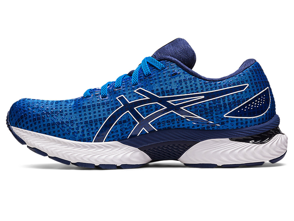 Men's Asics Gel-Saiun Running Shoes Blue / White | 9168-LCDRI