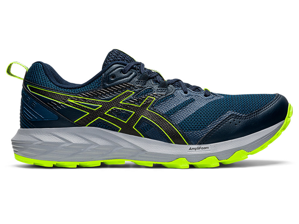 Men\'s Asics Gel-Sonoma 6 Trail Running Shoes Blue / Black | 7905-WQOLZ