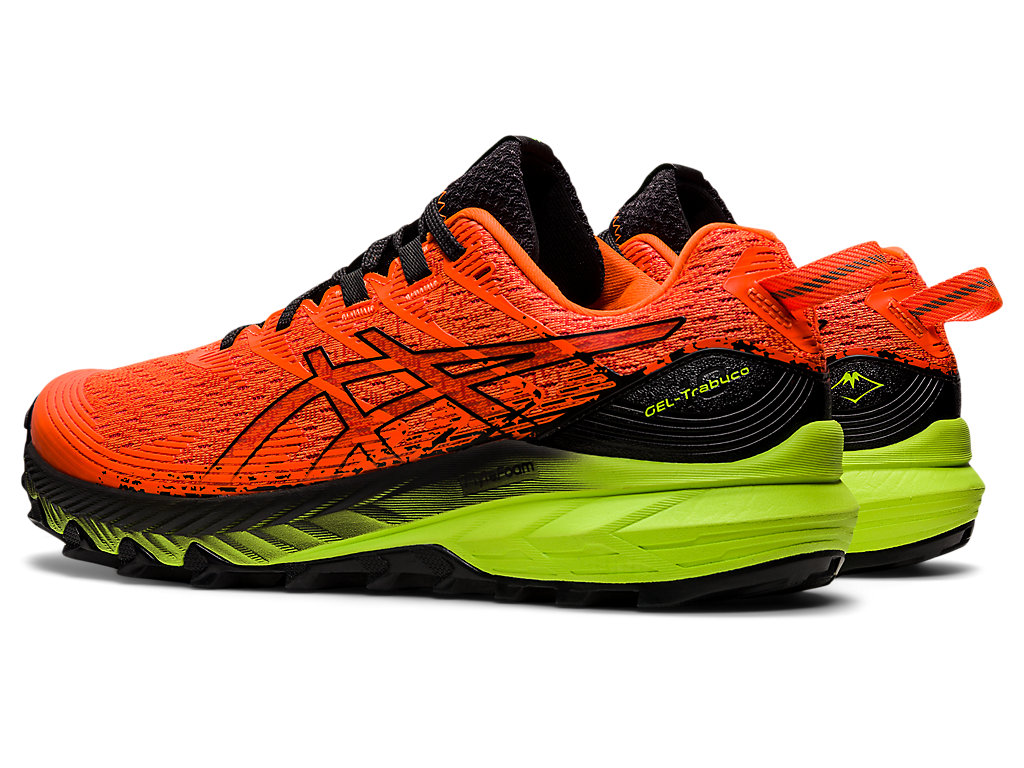 Men's Asics Gel-Trabuco 10 Trail Running Shoes Orange / Black | 0658-CRPKW