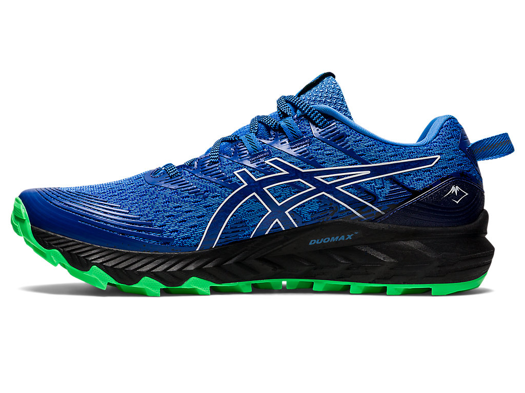 Men's Asics Gel-Trabuco 10 Trail Running Shoes Blue / White | 2457-BCGOT