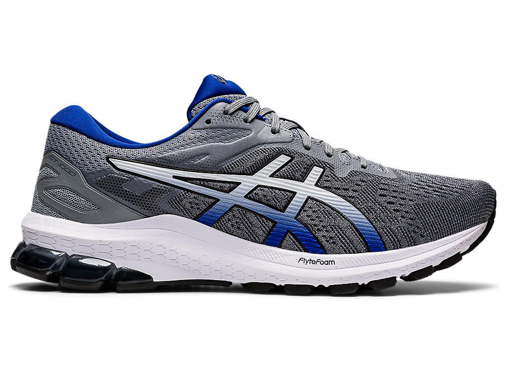 Men\'s Asics Gt-1000 10 (4E) Walking Shoes Blue | 7052-XHNOZ