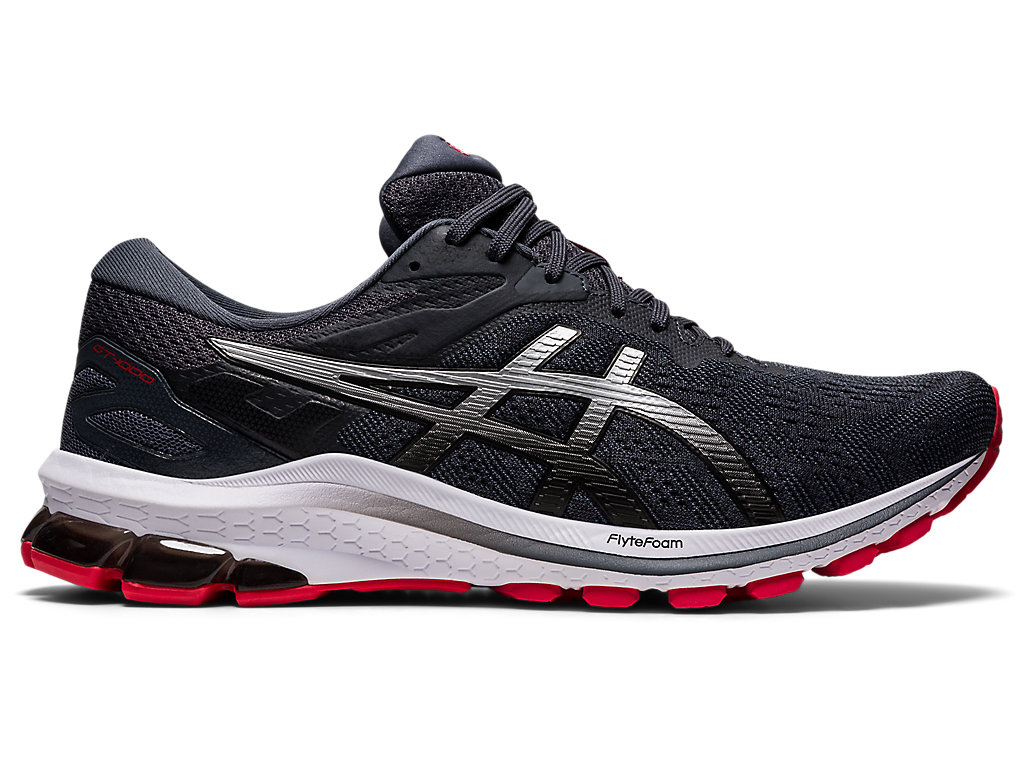 Men\'s Asics Gt-1000 10 Walking Shoes Grey / Silver | 1528-IBWYM