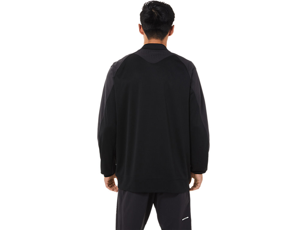 Men's Asics Hybrid Jackets Black | 0534-ZBTEX