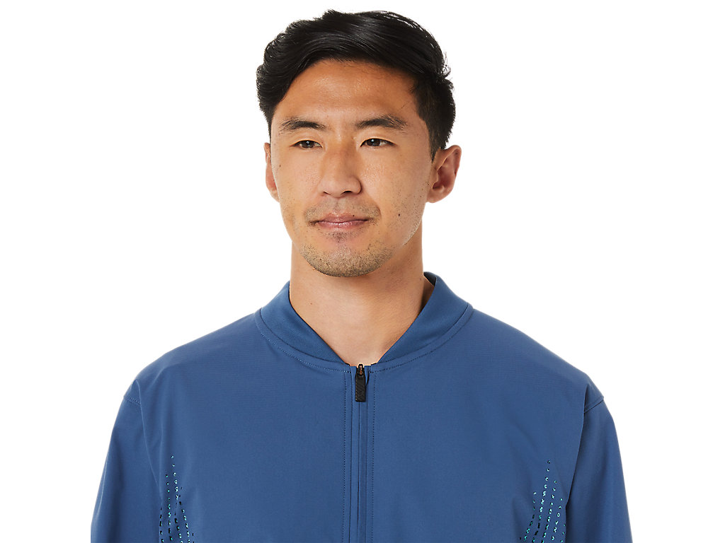 Men's Asics Hybrid Jackets Dark Grey | 9087-HLAWY