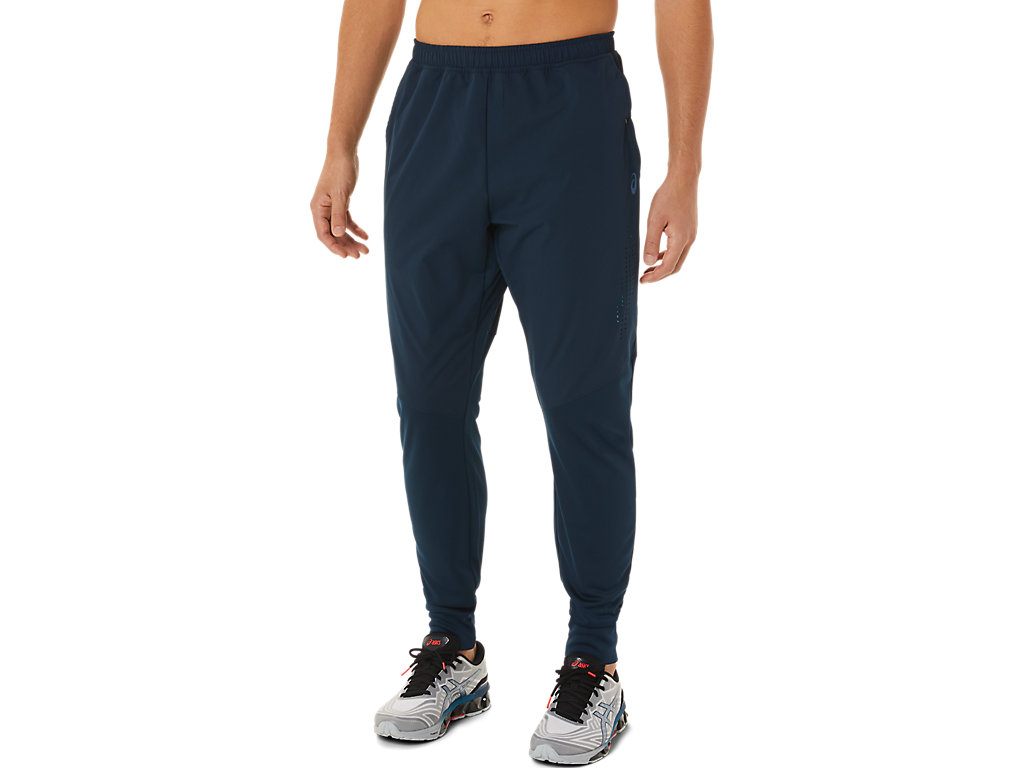 Men\'s Asics Hybrids Pants Blue | 2948-MBGVP