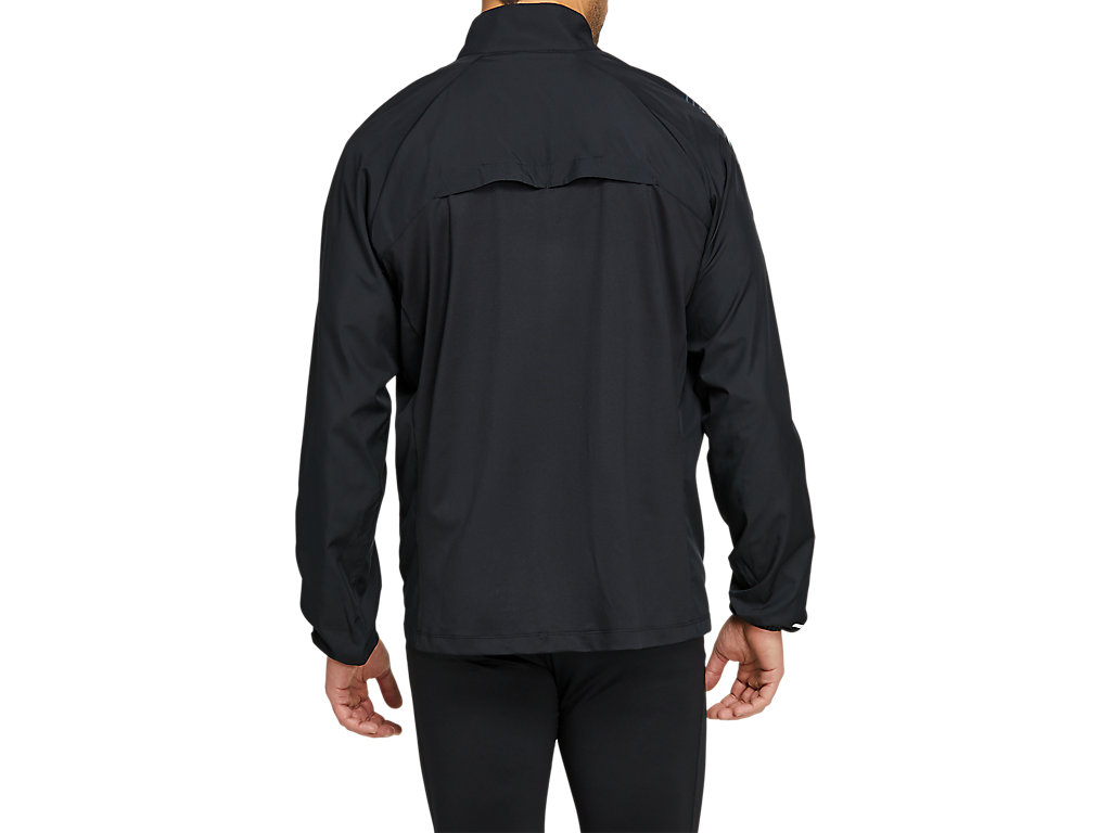 Men's Asics Icon Jackets Black / Grey | 7481-JKOQF