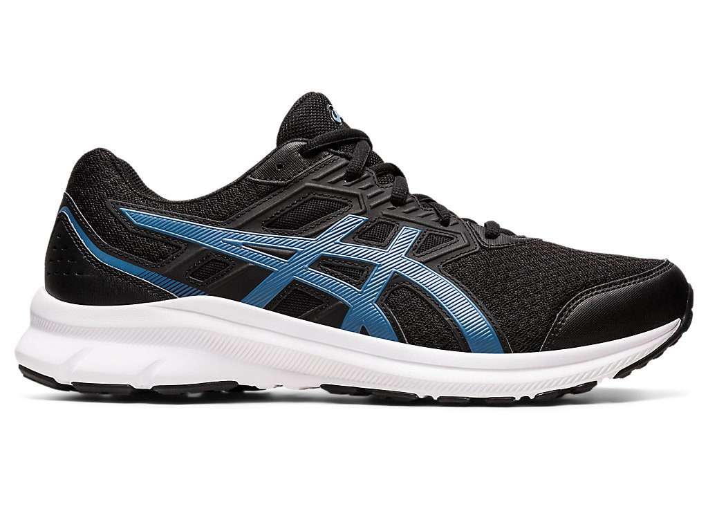 Men\'s Asics Jolt 3 Running Shoes Black / AZURE | 3205-XBGEQ