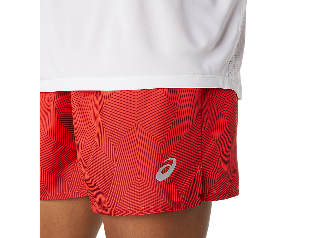 Men's Asics Kasane Shorts Red / Burgundy | 9071-RSQIY