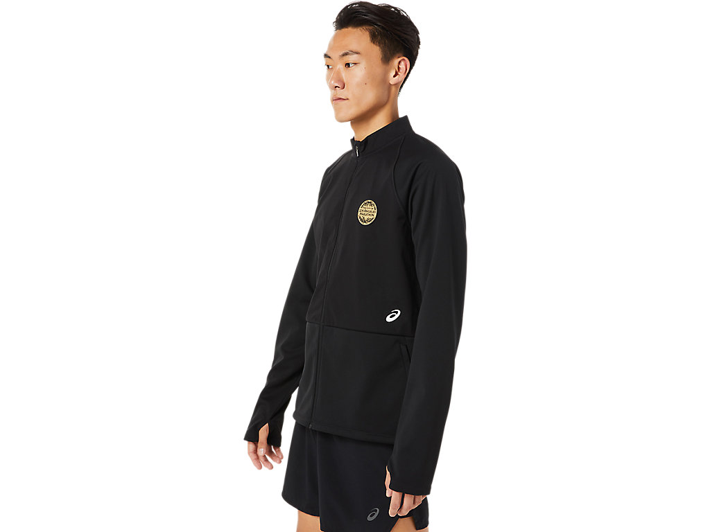 Men's Asics Lam Jackets Black | 8239-ZYEMW