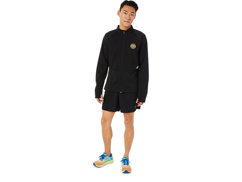 Men's Asics Lam Jackets Black | 8239-ZYEMW