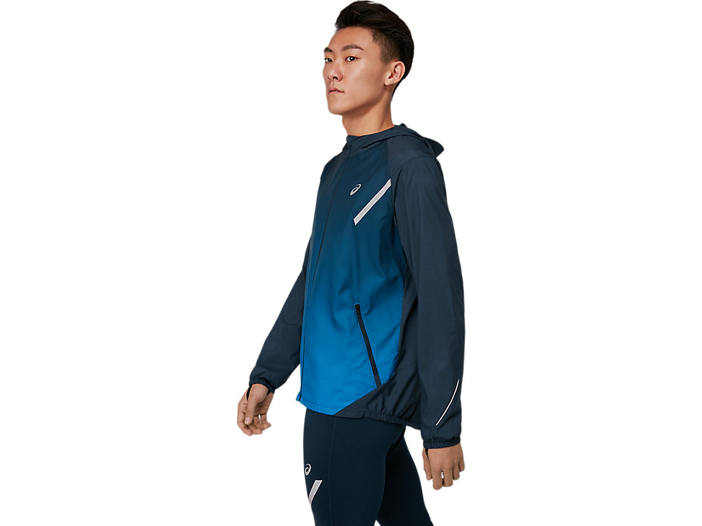 Men's Asics Lite-Show Jackets Blue / Blue | 1827-NJPLQ