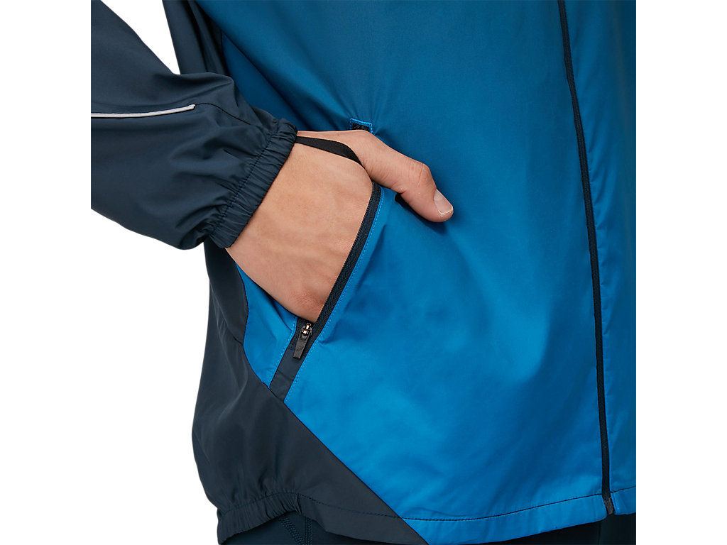 Men's Asics Lite-Show Jackets Blue / Blue | 1827-NJPLQ