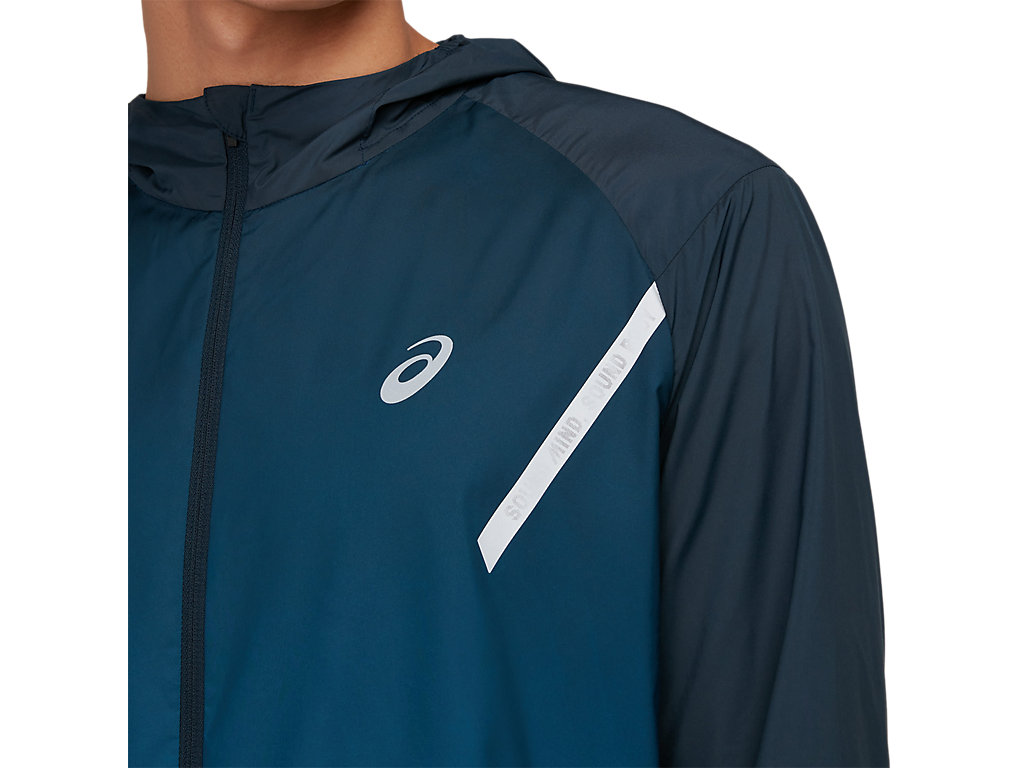 Men's Asics Lite-Show Jackets Blue / Blue | 1827-NJPLQ