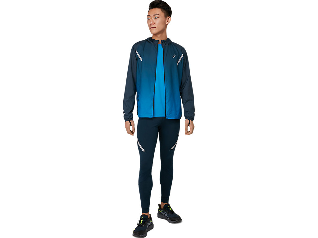 Men's Asics Lite-Show Jackets Blue / Blue | 1827-NJPLQ