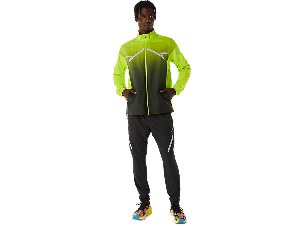 Men's Asics Lite-Show Jackets Light Green / Black | 8609-TIZAF