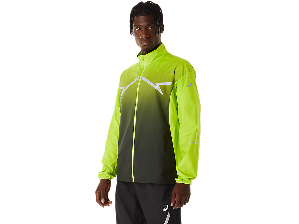 Men's Asics Lite-Show Jackets Light Green / Black | 8609-TIZAF