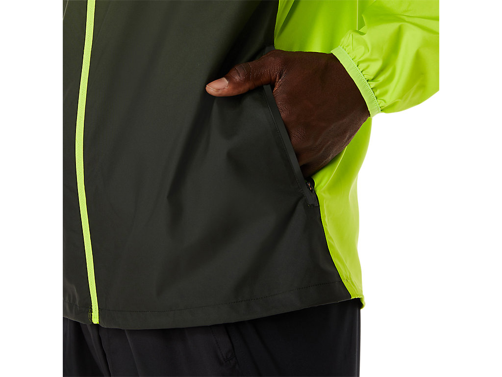 Men's Asics Lite-Show Jackets Light Green / Black | 8609-TIZAF