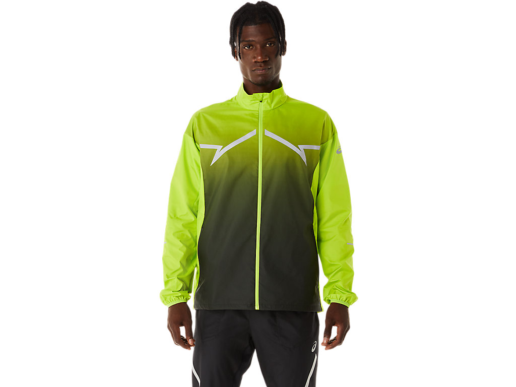 Men\'s Asics Lite-Show Jackets Light Green / Black | 8609-TIZAF