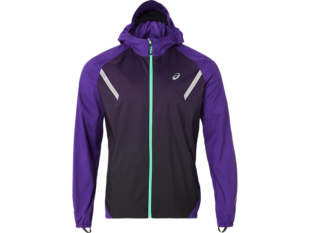 Men's Asics Lite-Show Jackets Purple / Black | 7065-GKZLH