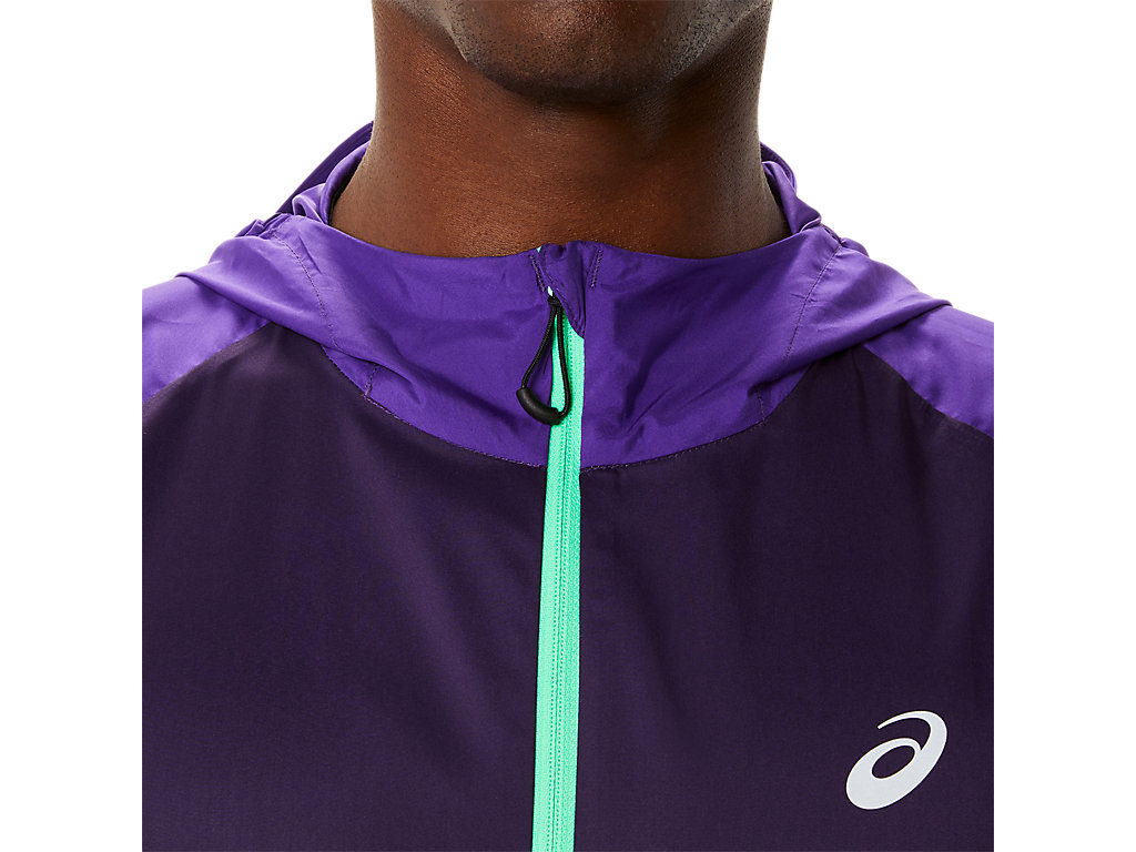 Men's Asics Lite-Show Jackets Purple / Black | 7065-GKZLH