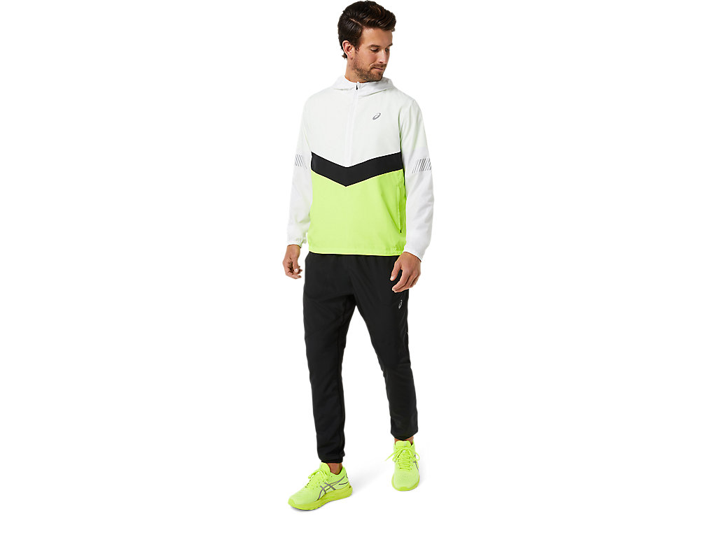 Men's Asics Lite-Show Jackets White / Green | 6130-XKNMF