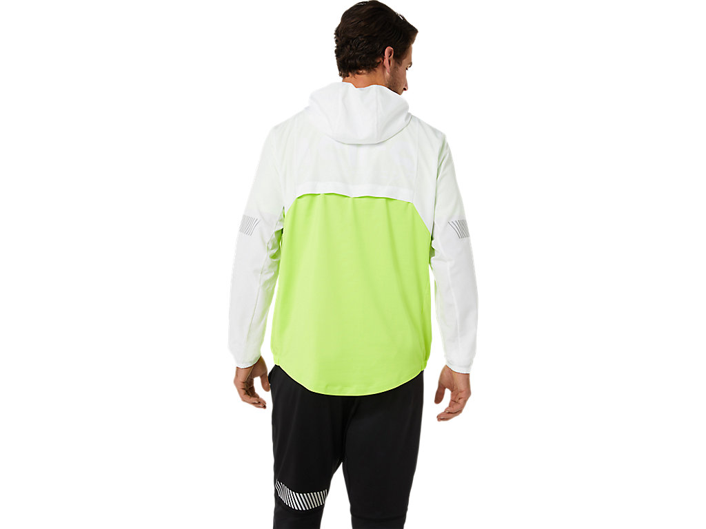 Men's Asics Lite-Show Jackets White / Green | 6130-XKNMF