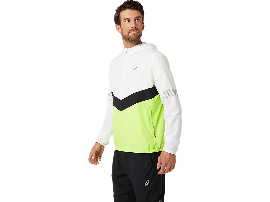 Men's Asics Lite-Show Jackets White / Green | 6130-XKNMF