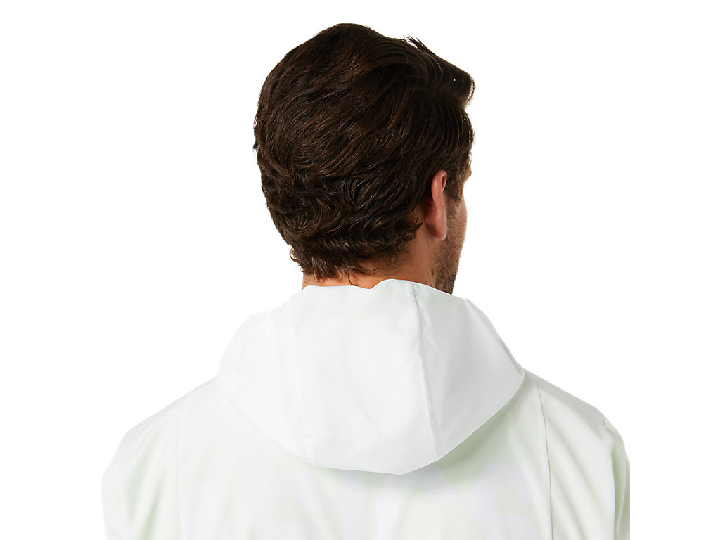 Men's Asics Lite-Show Jackets White / Green | 6130-XKNMF