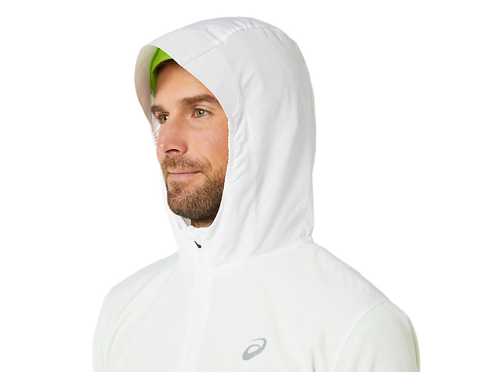 Men's Asics Lite-Show Jackets White / Green | 6130-XKNMF