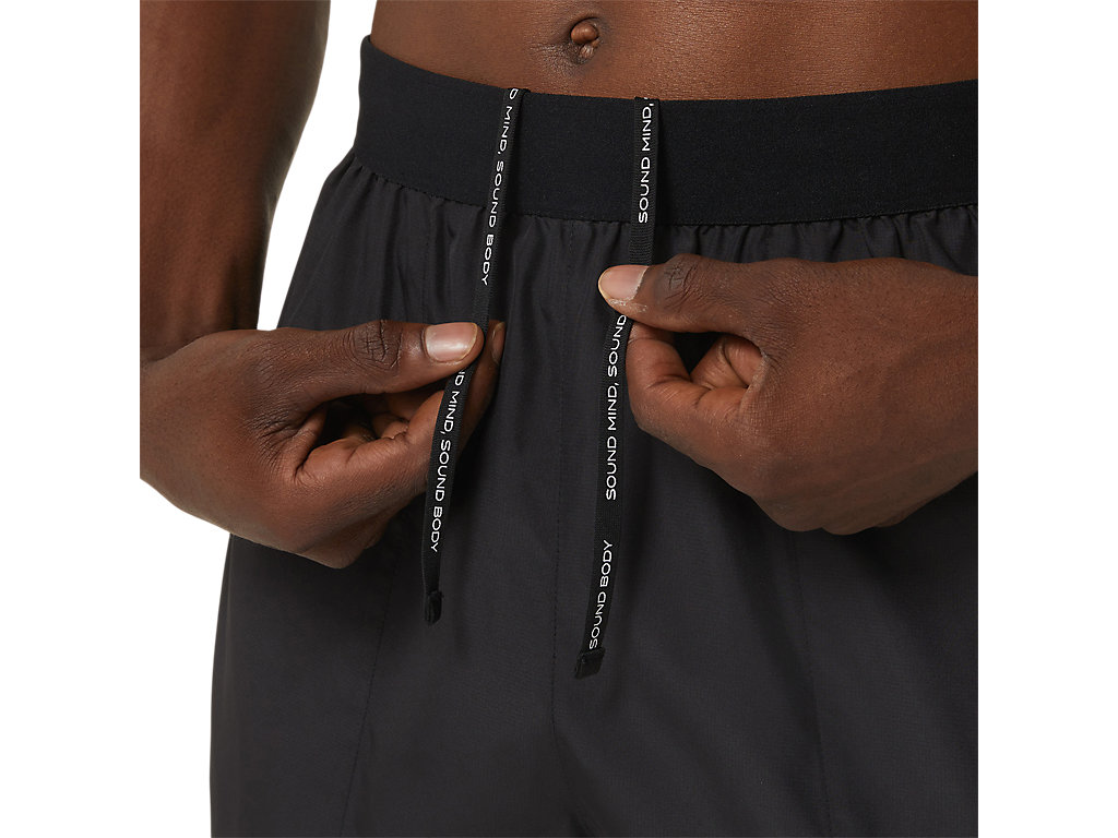 Men's Asics Lite-Show Pants Black | 0435-SWLAF