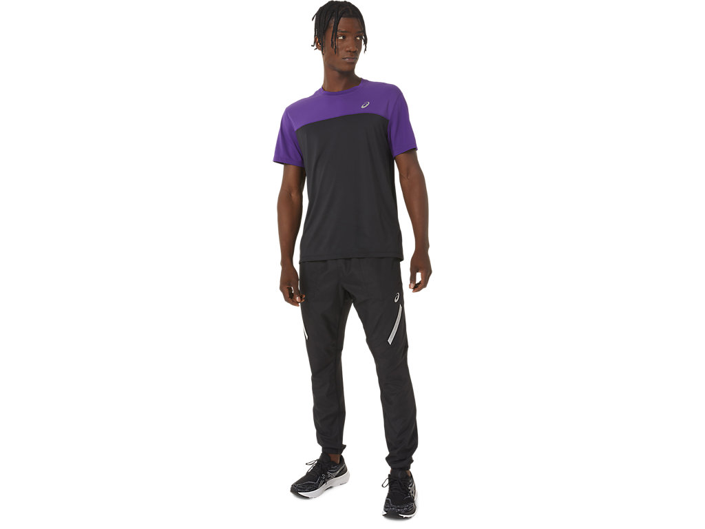 Men's Asics Lite-Show Pants Black | 0435-SWLAF