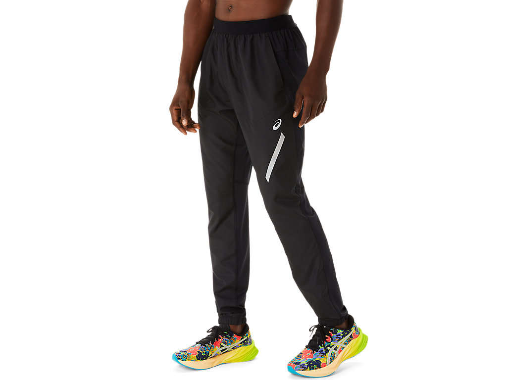 Men's Asics Lite-Show Pants Black | 5269-HQECY