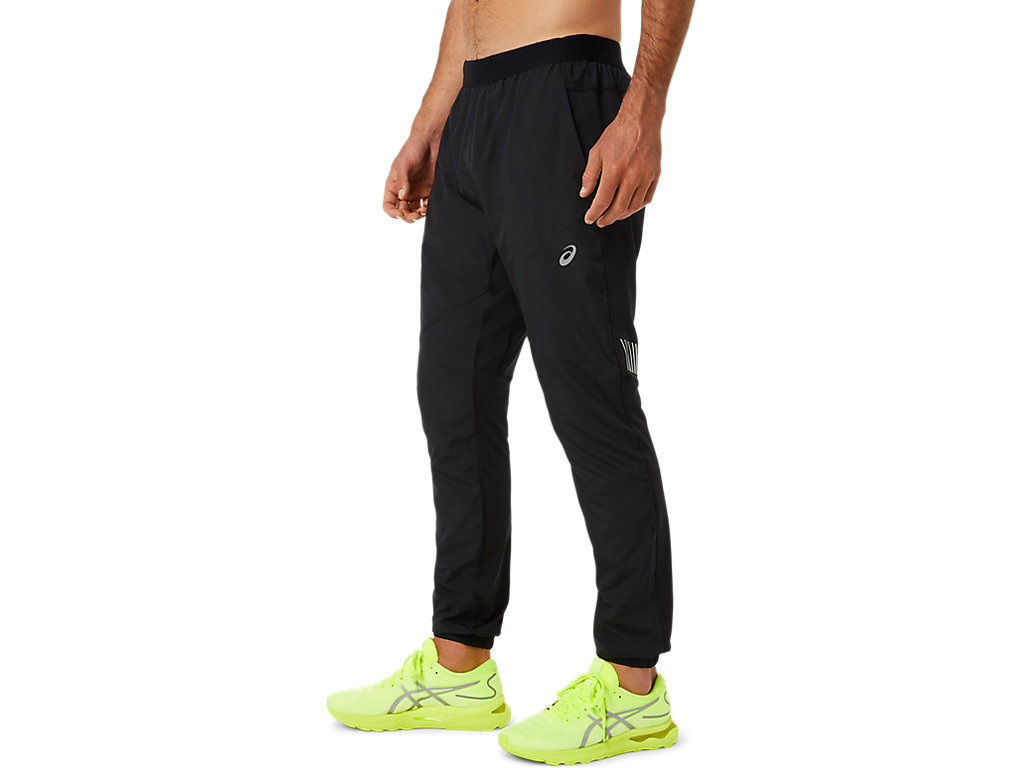 Men's Asics Lite-Show Pants Black | 7802-LRIVT