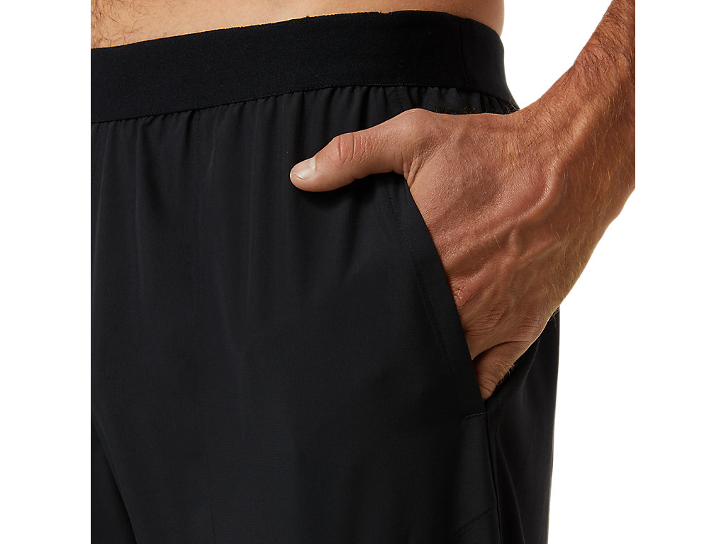 Men's Asics Lite-Show Pants Black | 7802-LRIVT