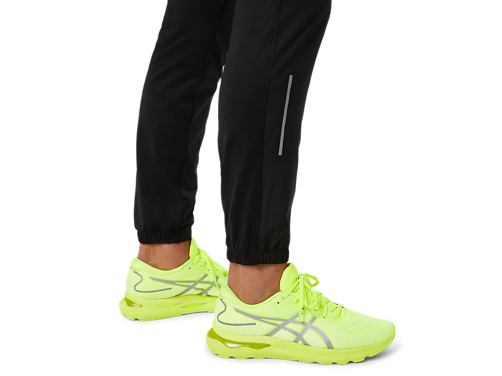 Men's Asics Lite-Show Pants Black | 7802-LRIVT