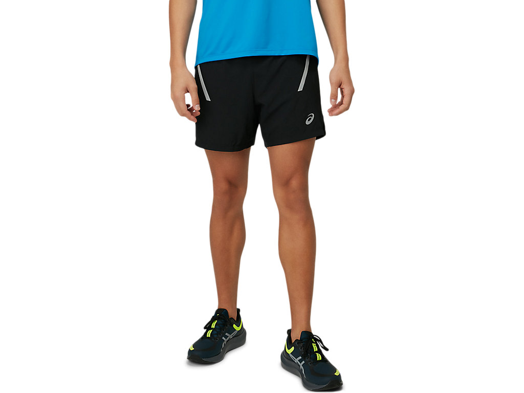 Men\'s Asics Lite-Show Shorts Black | 4725-GNRWE