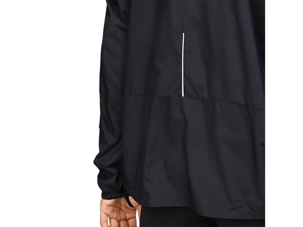 Men's Asics Lite-Show Solid Jackets Black | 2941-WHMXO