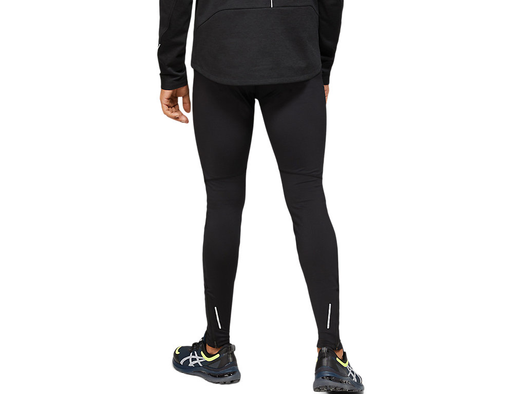 Men's Asics Lite-Show Winter Pants Black | 6185-SQOPL