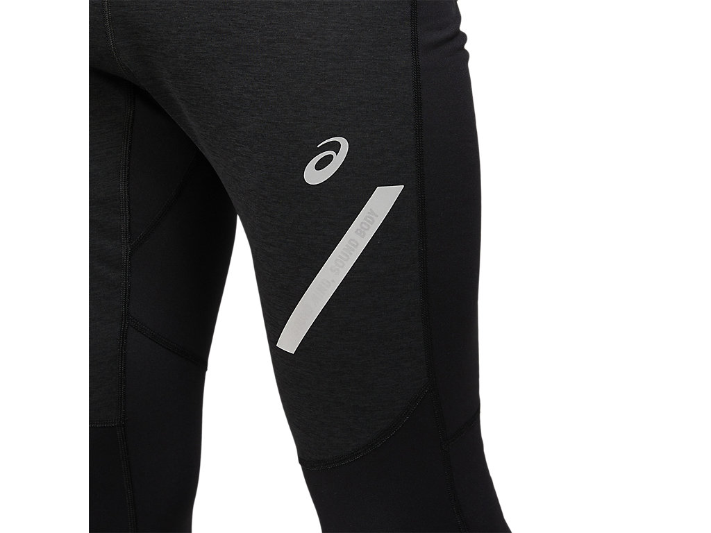 Men's Asics Lite-Show Winter Pants Black | 6185-SQOPL