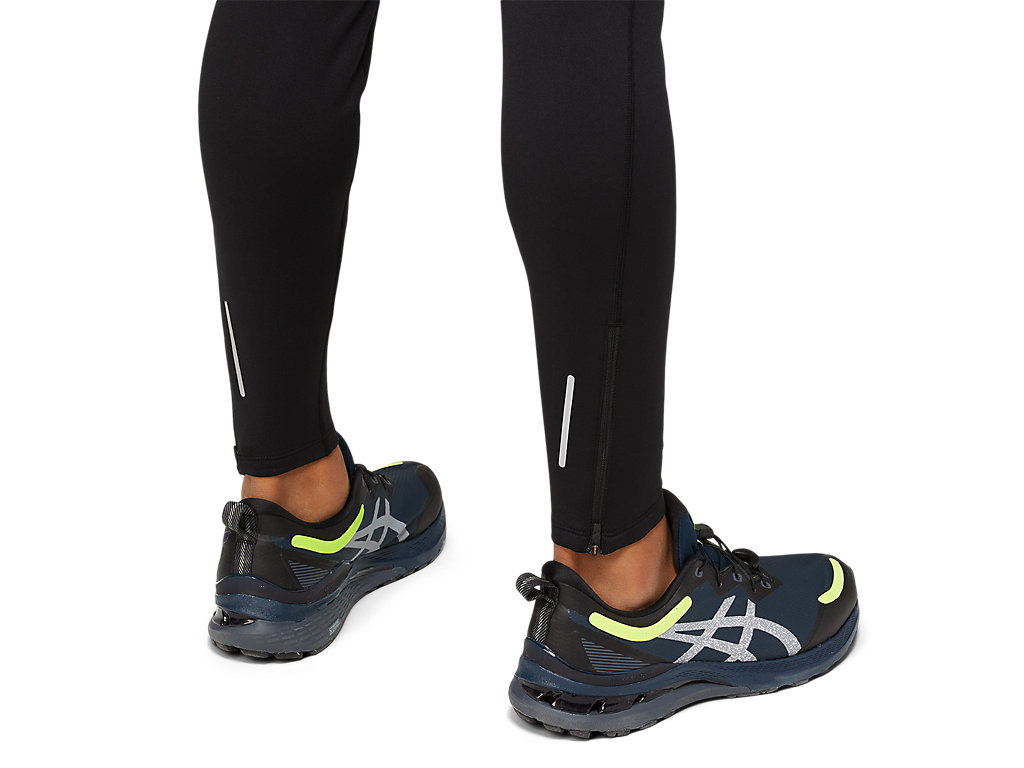 Men's Asics Lite-Show Winter Pants Black | 6185-SQOPL