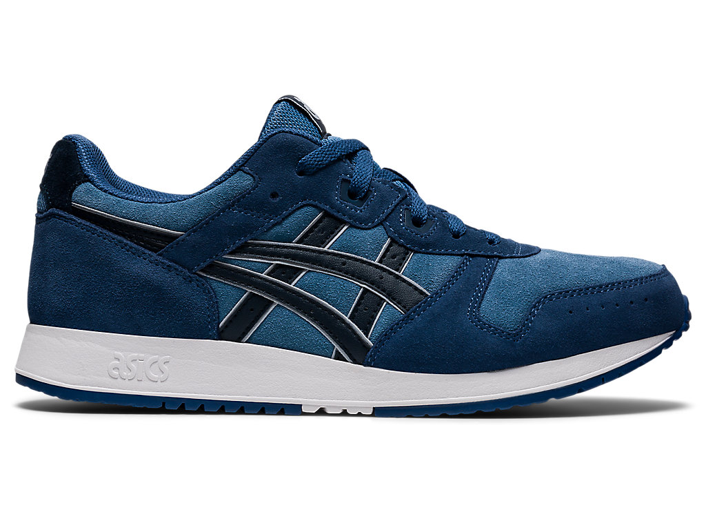 Men\'s Asics Lyte Classic Sneakers Grey / Blue | 2186-GNBPC